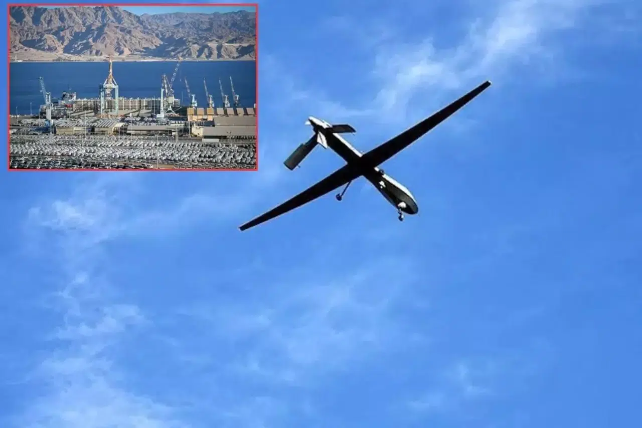 İsrail'de gece yarısı şok! Yemen'den fırlatılan İHA son anda vuruldu