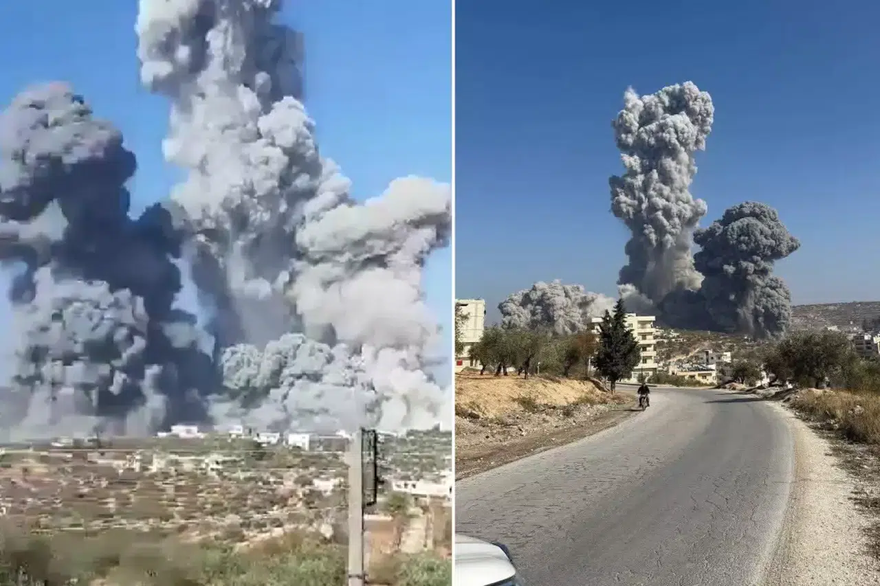 Türkiye Sınırına Sadece Kilometrelerce Uzaklıkta! İdlib’deki Patlama Herkesi Korkuttu