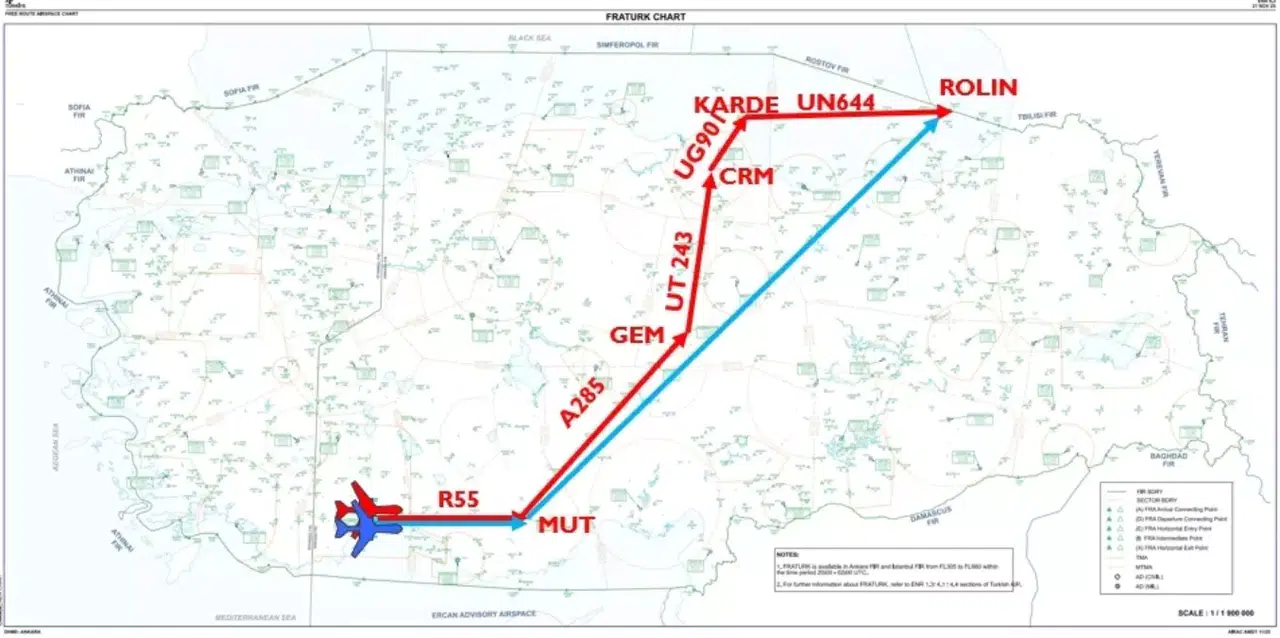 Serbest Rota Hava Sahası (FRA) nedir? Türkiye’de ne zaman başladı?