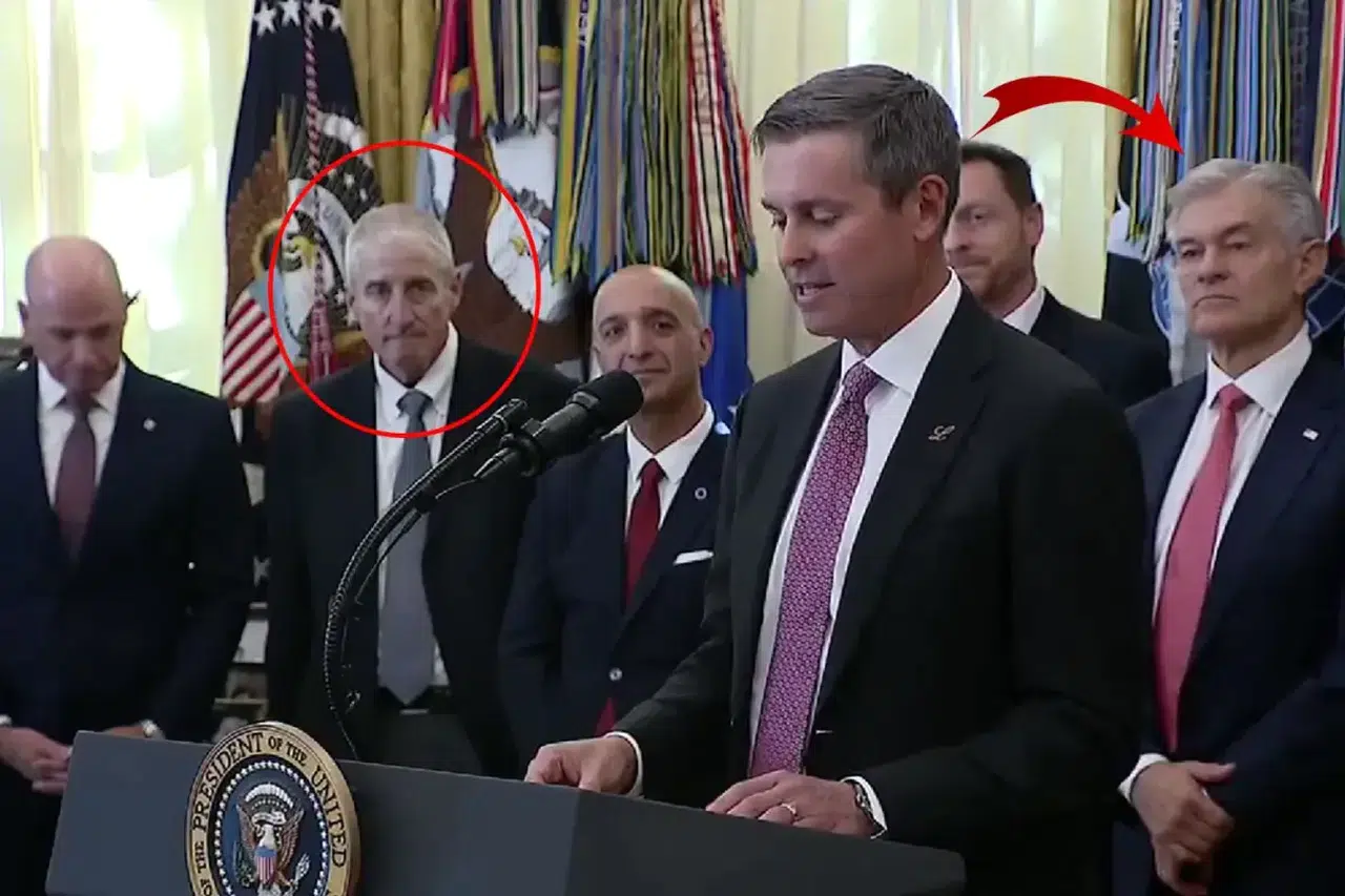 Trump’ın basın toplantısında panik anları: Zayıflama ilacı temsilcisi canlı yayında fenalaştı!