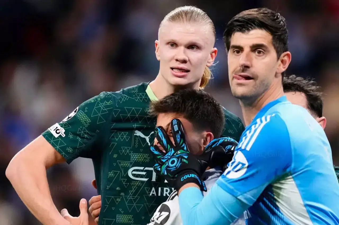 20 cm fark var ama Arda geri adım atmadı! Haaland’ın bakışı olay oldu