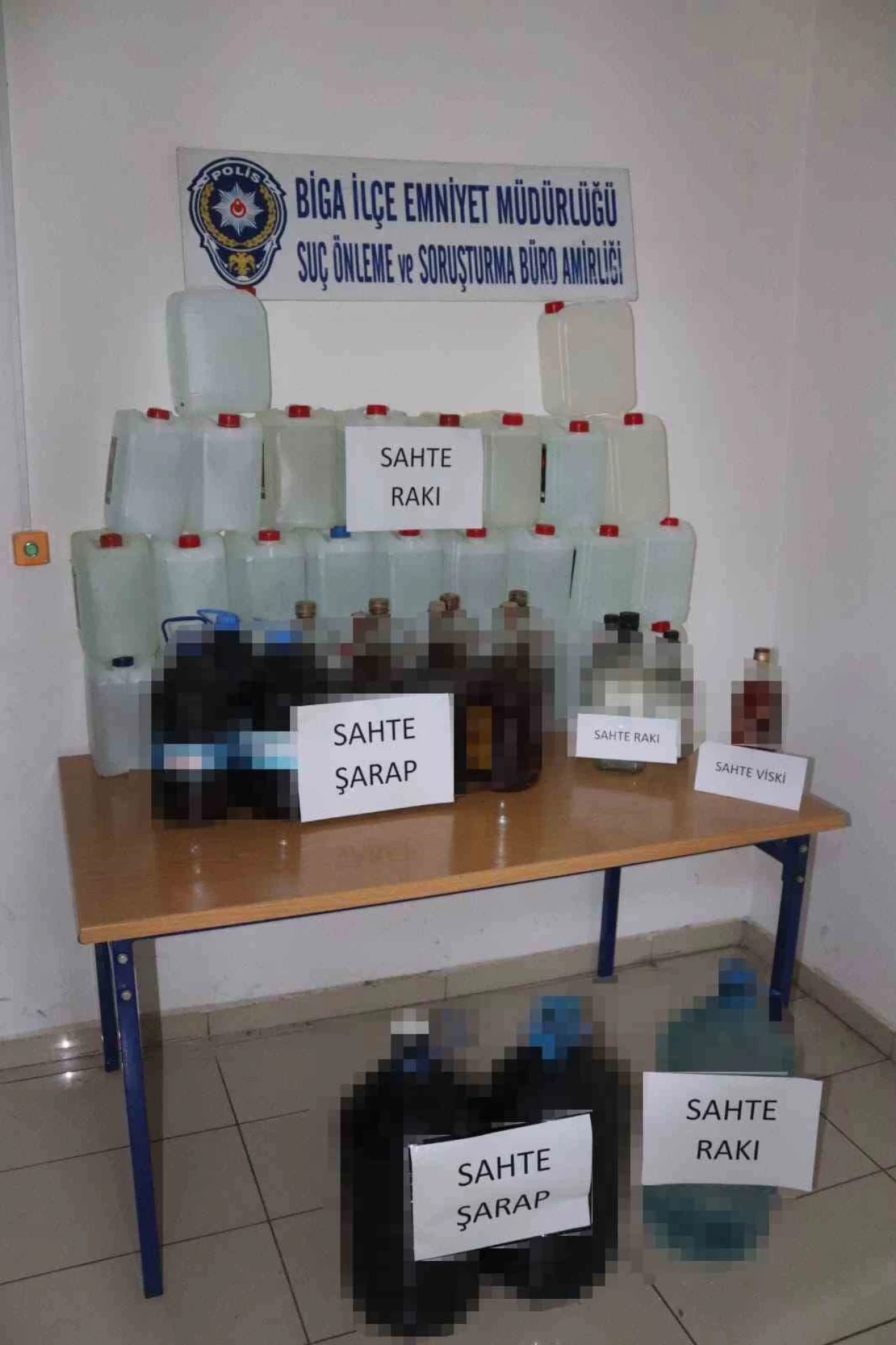 Çanakkale'de Operasyon: 240 Litre Sahte İçki Ele Geçirildi!