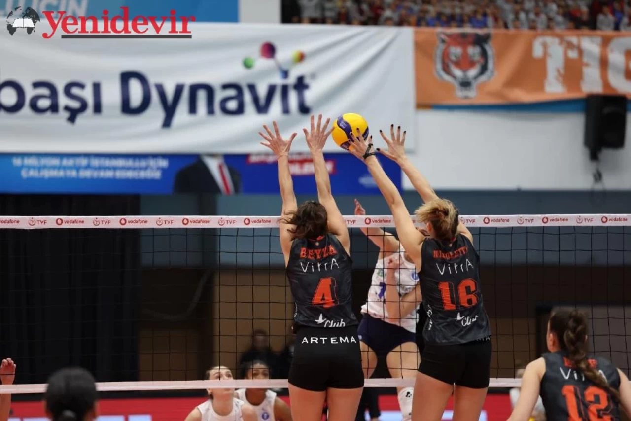 Vodafone Sultanlar Ligi'nde Eczacıbaşı Dynavit, Aydın Büyükşehir Belediyespor'u 3-0'la geçti!