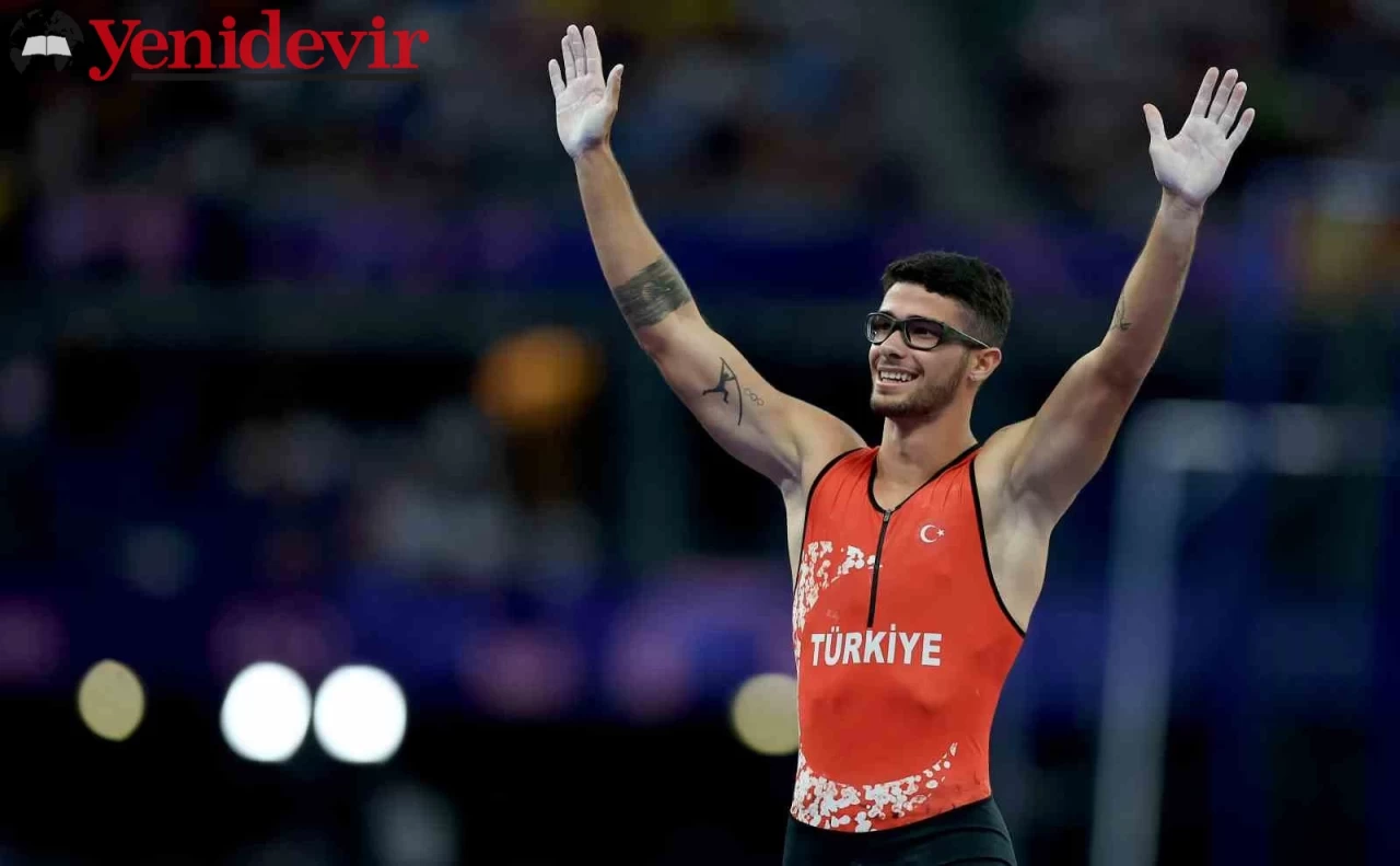 Milli atlet Ersu Şaşma, Fransa'da sırıkla atlamada şampiyon oldu ve Türkiye rekorunu egale etti