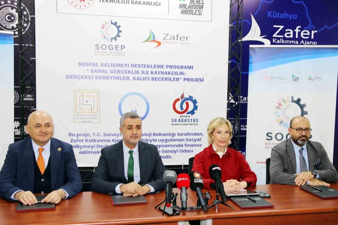 Kütahya'da Sanal Gerçeklik Destekli Kaynakçılık Projesi İmzalandı