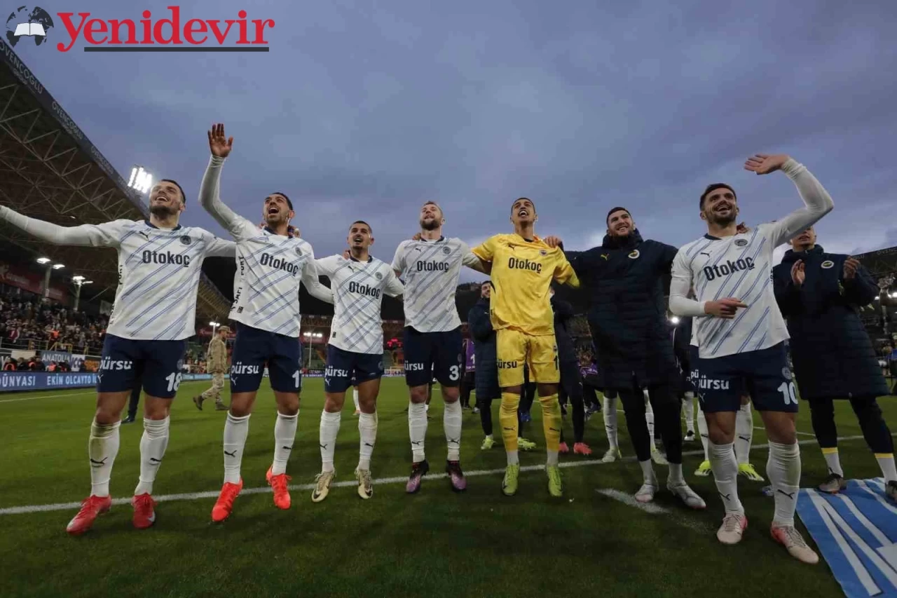 Fenerbahçe, Alanyaspor'u 2-0 mağlup ederek galibiyet serisini 6 maça çıkardı