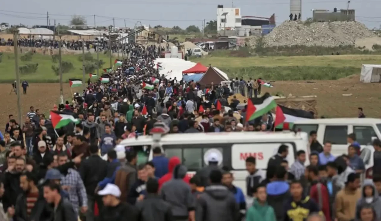 Ariş’ten Refah’a Büyük Gazze Yürüyüşü