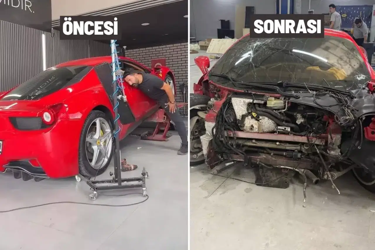 Büyükçekmece'de 17 Milyon Liralık Ferrari ile Kaza: Usta Hakan Yılmaz Konuştu