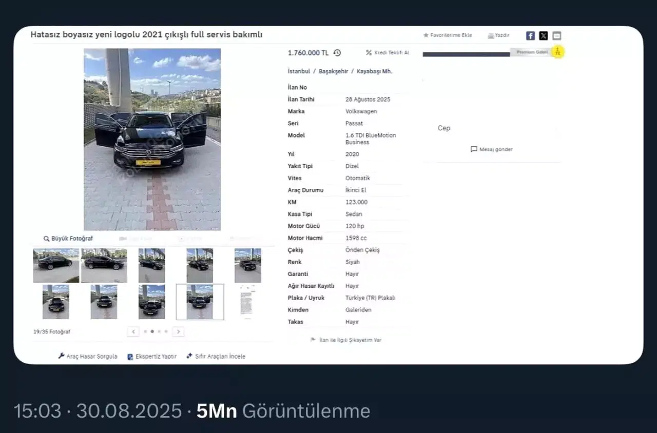 Aracın Kilometresiyle Oynayan Galerici Yandı! Bakanlık Belgeleriyle Bastı