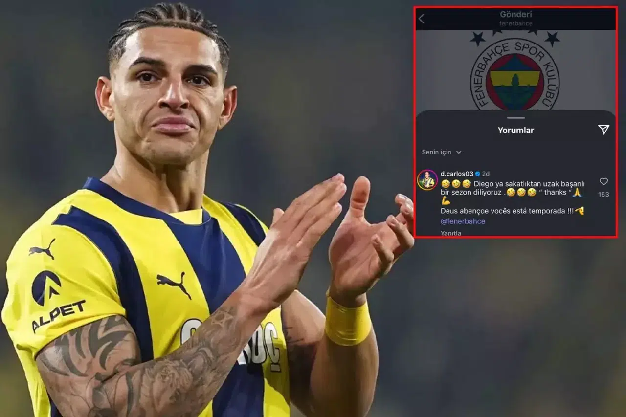 Fenerbahçe’den Diego Carlos’a “Sakatlık” Göndermesi! Brezilyalı Yıldızdan Olay Yanıt