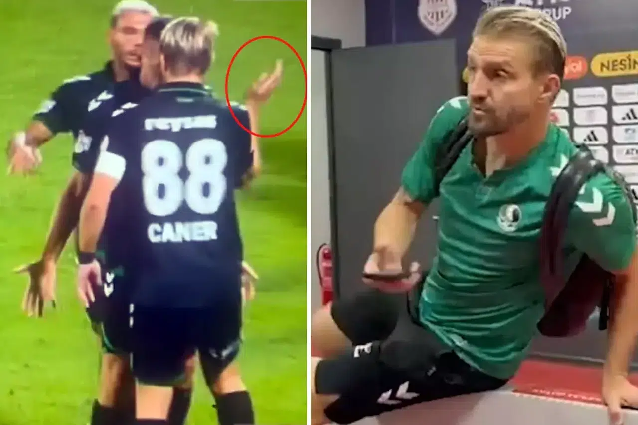 Caner Erkin Takım Arkadaşını Tokatladı! Kırmızı Karttan Sonra Özür Yerine Şaşırtan Hareket