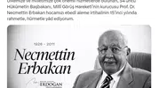 Necmettin Erbakan 15. Yılında Rahmetle Anılıyor: Cumhurbaşkanı Erdoğan’dan Duygusal Mesaj