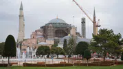 Ayasofya’da dev restorasyonda kritik eşik: Ana kubbe geçici çatıyla kapatılıyor