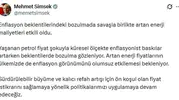Mehmet Şimşek’ten Enflasyon Uyarısı: Enerji Fiyatlarındaki Artış Beklentileri Olumsuz Etkiliyor