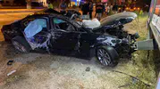 Bodrum'da Dehşet Veren Kaza! Takla Atan Otomobilde 2 Kişinin Durumu Ağır