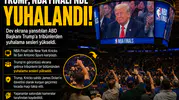 Dev Ekrana Yansıdı, Salon Bir Anda Karıştı! Trump'a Gelen Tepki Konuşuluyor