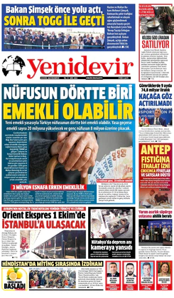 29 EYLÜL 2025 PAZARTESİ