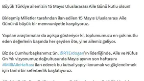 Bakan Göktaş’tan Aile Günü Mesajı: “Güçlü Türkiye’nin Temeli Ailedir