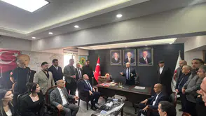 MHP Gaziantep’te yeni il başkanına ziyaret trafiği