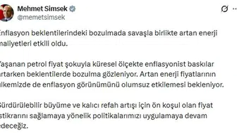 Mehmet Şimşek’ten Enflasyon Uyarısı: Enerji Fiyatlarındaki Artış Beklentileri Olumsuz Etkiliyor