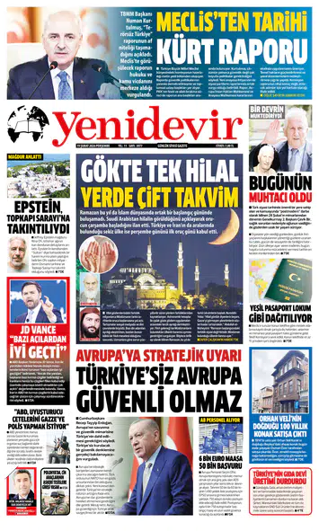 19 ŞUBAT 2026 PERŞEMBE