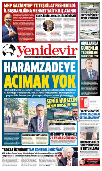 25 NİSAN 2026 CUMARTESİ