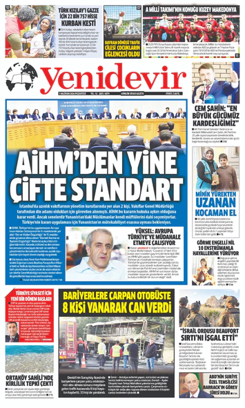 1 HAZİRAN 2026 PAZARTESİ