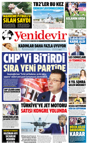 27 HAZİRAN 2026 CUMARTESİ
