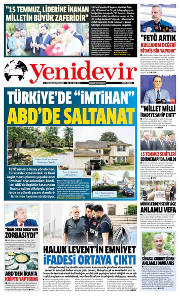 16 TEMMUZ 2026 PERŞEMBE