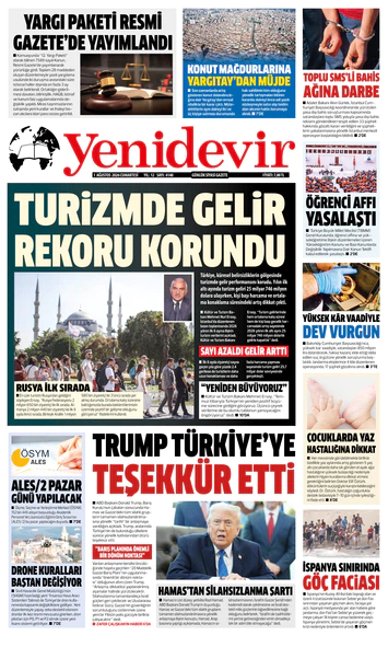 1 AĞUSTOS 2026 CUMARTESİ