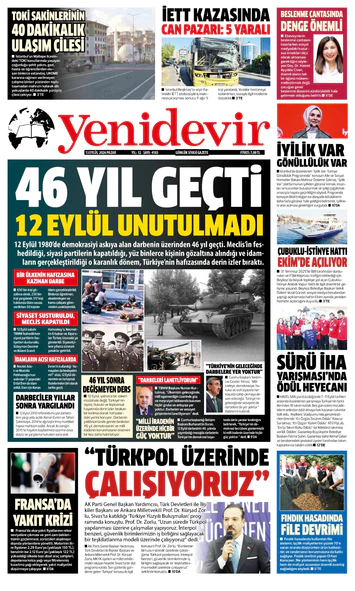 13 EYLÜL 2026 PAZAR