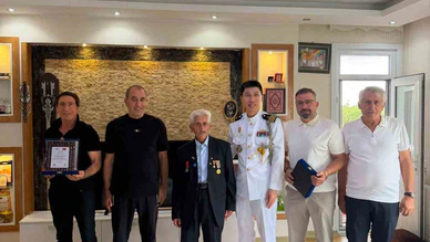 104 yaşındaki Kore Gazisi’ne Güney Kore’den vefa ziyareti
