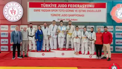 Eskişehirli Engelli Sporcular Judo Şampiyonasından 10 Madalyayla Döndü