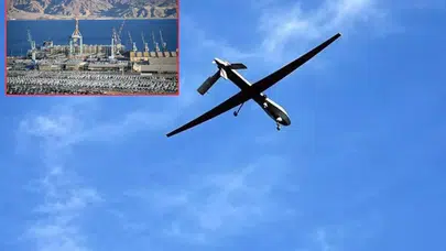 İsrail'de gece yarısı şok! Yemen'den fırlatılan İHA son anda vuruldu