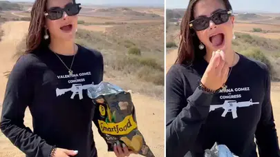 İsrail bombalarken ‘patlamış mısır’ gösterisi: ABD’li aday Valentina Gomez’e büyük tepki