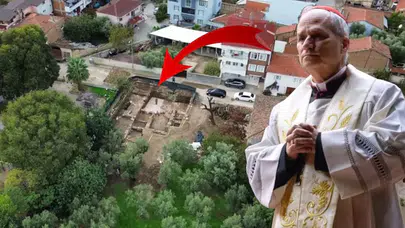 Papa gelmeden sır ortaya çıktı: İznik’te 400 metrekarelik gizemli mozaik!