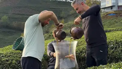 Rize’deki dev çay bardağı gerçek mi, video nasıl çekildi? İşte viral olan görüntülerin arka planı