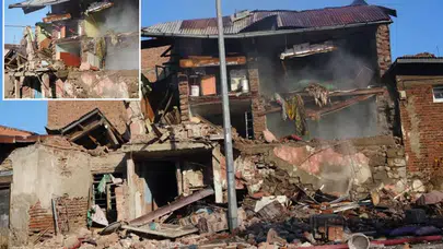 Şehirde Büyük Panik! Erzurum’da Doğal Gaz Faciası: Evler Yıkıldı, Mahalle Savaş Alanına Döndü