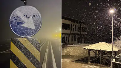 38 İlde Sarı ve Turuncu Kodlu Uyarı! İstanbul’un Yanı Başında Kar Başladı, Hava Kapanıyor