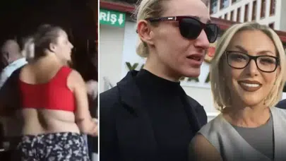 Ortaya çıkan video şoke etti! Güllü ve kızı Tuğyan işletme sahipleriyle böyle kavga etti