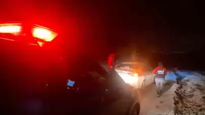 Yalova'da Kar Yağışı Sonucu Mahsur Kalan Kişi Kurtarıldı