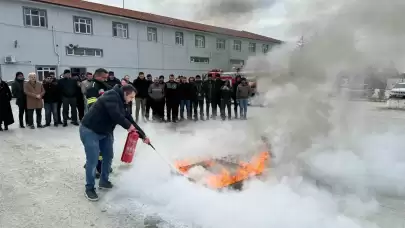 Çorum Belediyesi Personeline Yangın Eğitimi Verildi