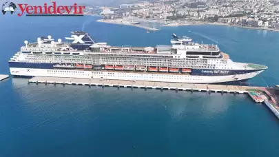 Kuşadası'na Şubat Ayında İlk Kruvaziyer Gemisi 2 bin 161 Turisti Getirdi