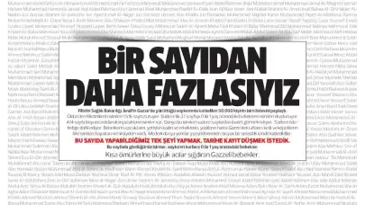 Bir sayıdan daha fazlasıyız