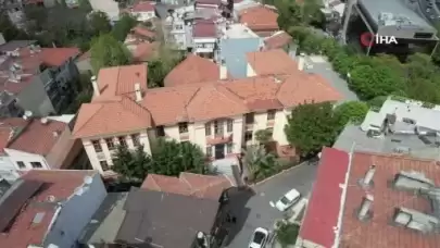 Fatih'teki Depremde Hasar Alan Okullar Havadan Görüntülendi