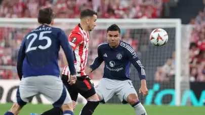 Manchester United, İspanya'da Athletic Bilbao'yu 3-0 yenerek büyük avantaj elde etti