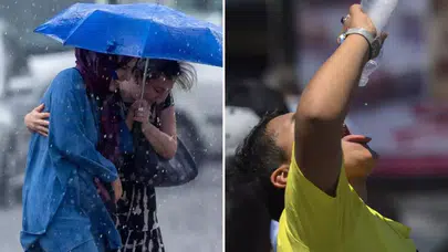 Türkiye’de Hava Durumu Alarm Veriyor! Bir Yanda Kavurucu 45 Derece, Diğer Yanda Sağanak Sürprizi