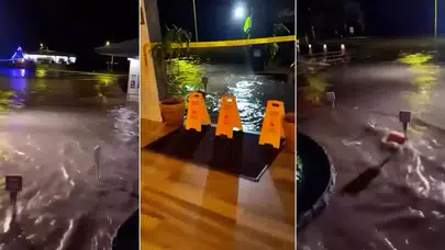 Hawaii kıyılarına dev tsunami dalgaları ulaştı! 8.8’lik depremin ardından kaçış başladı