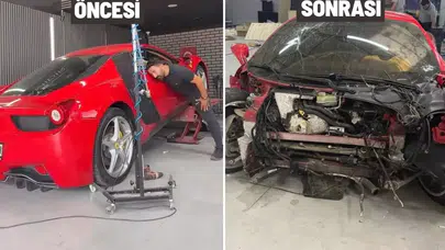 Büyükçekmece'de 17 Milyon Liralık Ferrari ile Kaza: Usta Hakan Yılmaz Konuştu