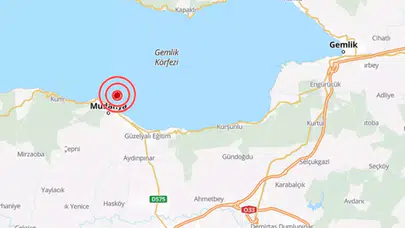 İstanbul’a kadar hissedildi! Bursa Mudanya’da korkutan deprem